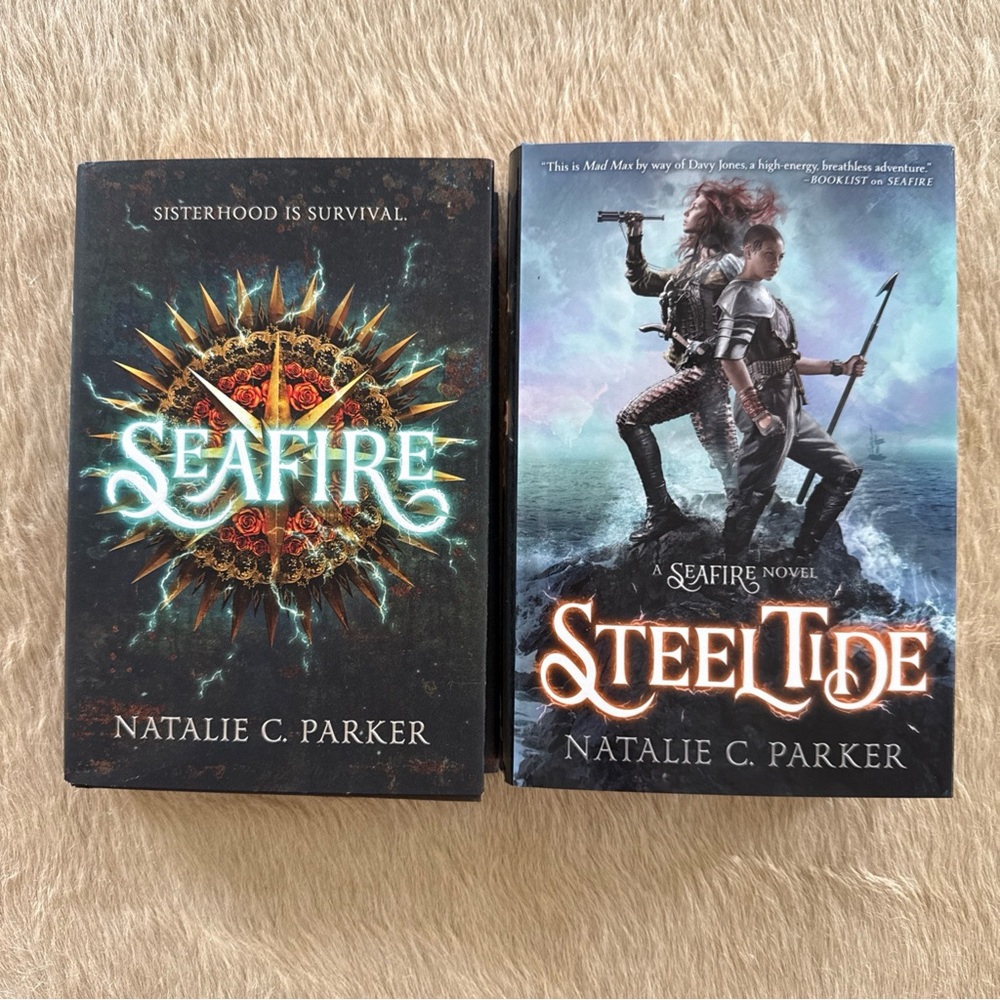 Seafire & Steeltide by Natalie C. Parker - Set of Two Hardcover Books Fiction
